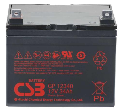 Artikelbild des Artikels “CSB Battery GP12340 12V 34AH Blei-Akku (AGM) “