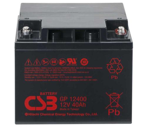 Artikelbild des Artikels “CSB Battery GP12400 12V 40AH Blei-Akku (AGM) “