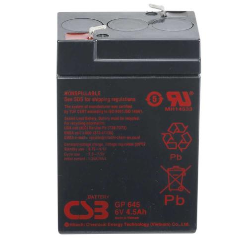 Artikelbild des Artikels “CSB Battery GP645 6V 4,5AH Blei-Akku (AGM) “