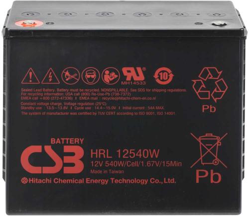 Artikelbild des Artikels “CSB Battery HRL12540W 12V 135AH Blei-Akku (AGM) “
