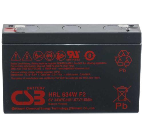 Artikelbild des Artikels “CSB Battery HRL634WF2 6V 9AH Blei-Akku (AGM) “