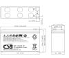 Artikelbild 2 des Artikels “CSB Battery HR1224WF2F1 12V 6,5AH Blei-Akku (AGM) “