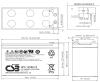 Artikelbild 3 des Artikels “CSB Battery UPS12580F2 12V 11,6AH Blei-Akku (AGM) “