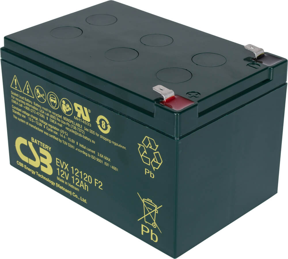 Artikelbild 1 des Artikels “CSB Battery EVX12120F2 12V 12AH Blei-Akku (AGM) “