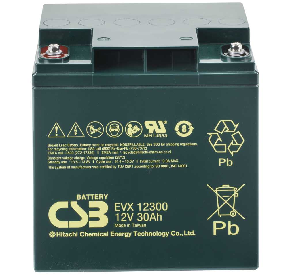 Artikelbild 1 des Artikels “CSB Battery EVX12300 12V 30AH Blei-Akku (AGM) “