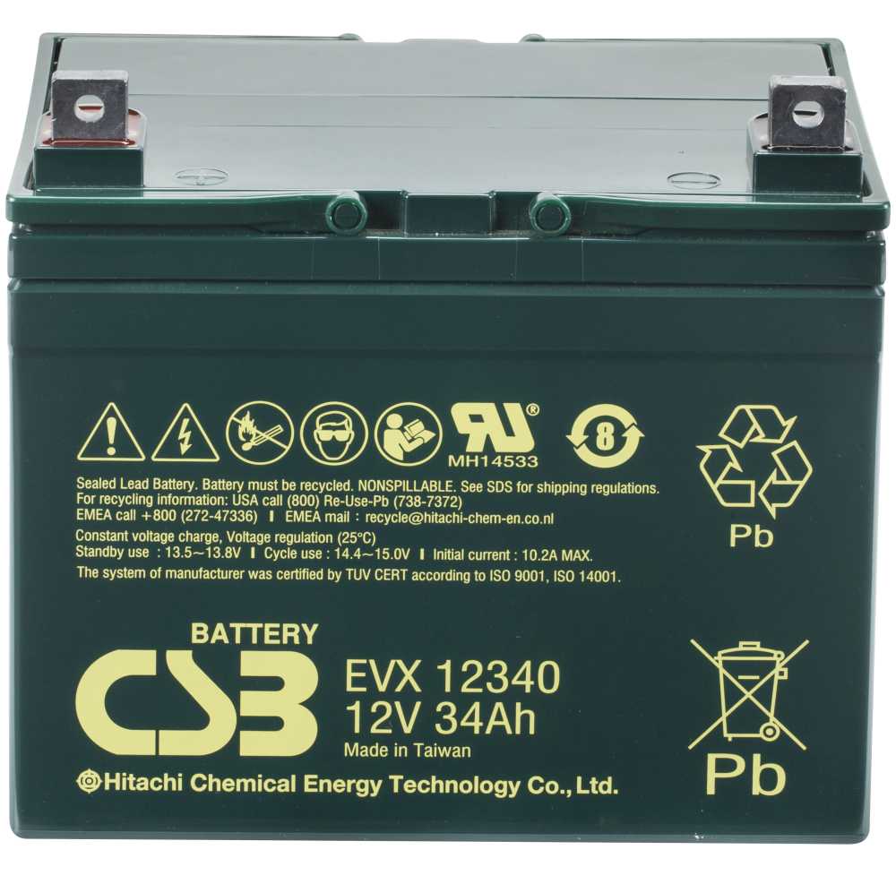 Artikelbild 1 des Artikels “CSB Battery EVX12340 12V 34AH Blei-Akku (AGM) “