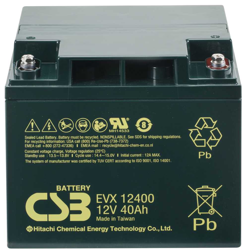 Artikelbild 1 des Artikels “CSB Battery EVX12400 12V 40AH Blei-Akku (AGM) “