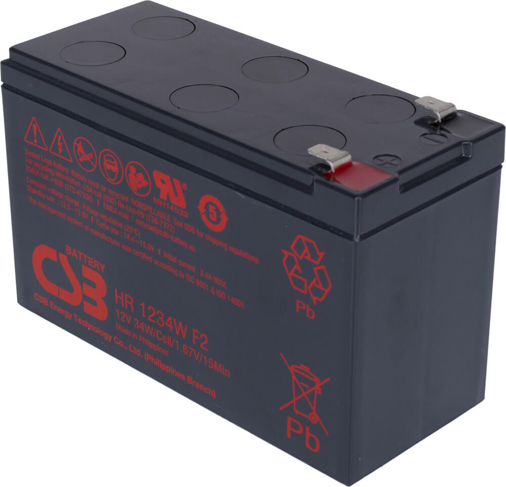Artikelbild 1 des Artikels “CSB Battery HR1234WF2 12V 9 AH Blei-Akku (AGM) “