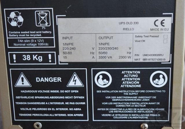 Artikelbild 1 des Artikels “Ersatzbatterie für Riello Dialog Dual DLD330 “