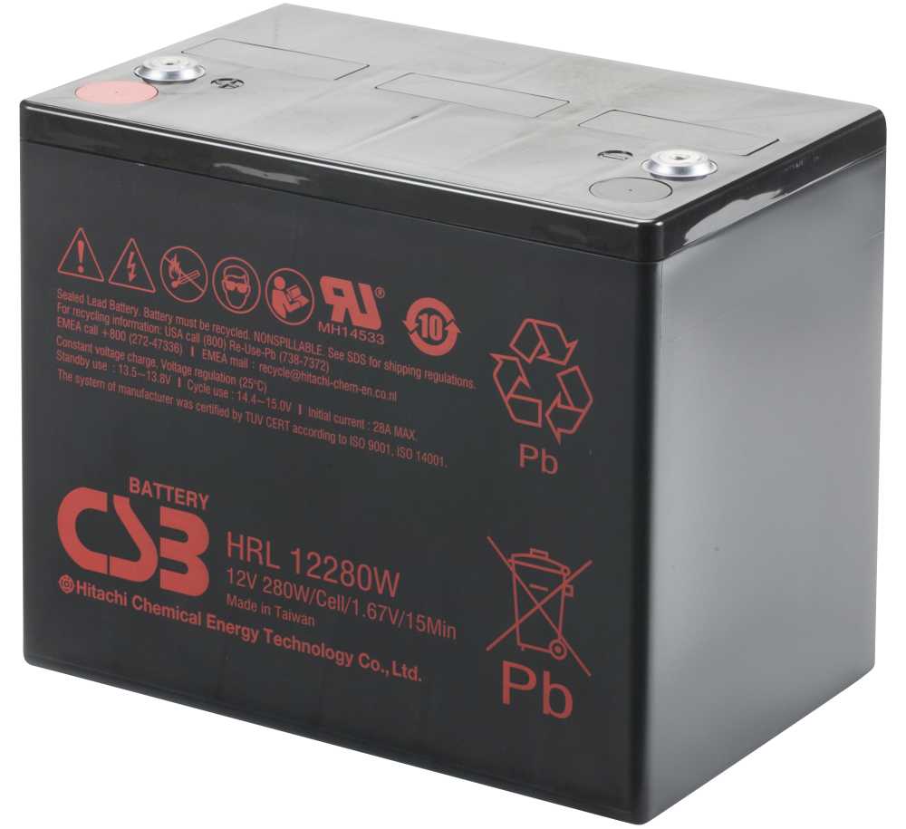 Artikelbild 2 des Artikels “CSB Battery HRL12280W 12V 70AH Blei-Akku (AGM) “