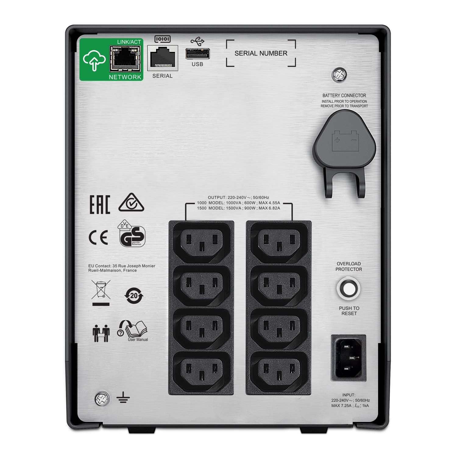Artikelbild 2 des Artikels “APC Smart-UPS C 1000 VA, LCD, 230 V, mit SmartConnect (SMC1000IC) “