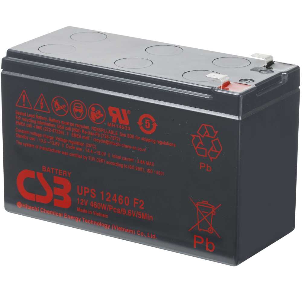 Artikelbild 2 des Artikels “CSB Battery UPS12460F2 12V 9,2AH Blei-Akku (AGM) “