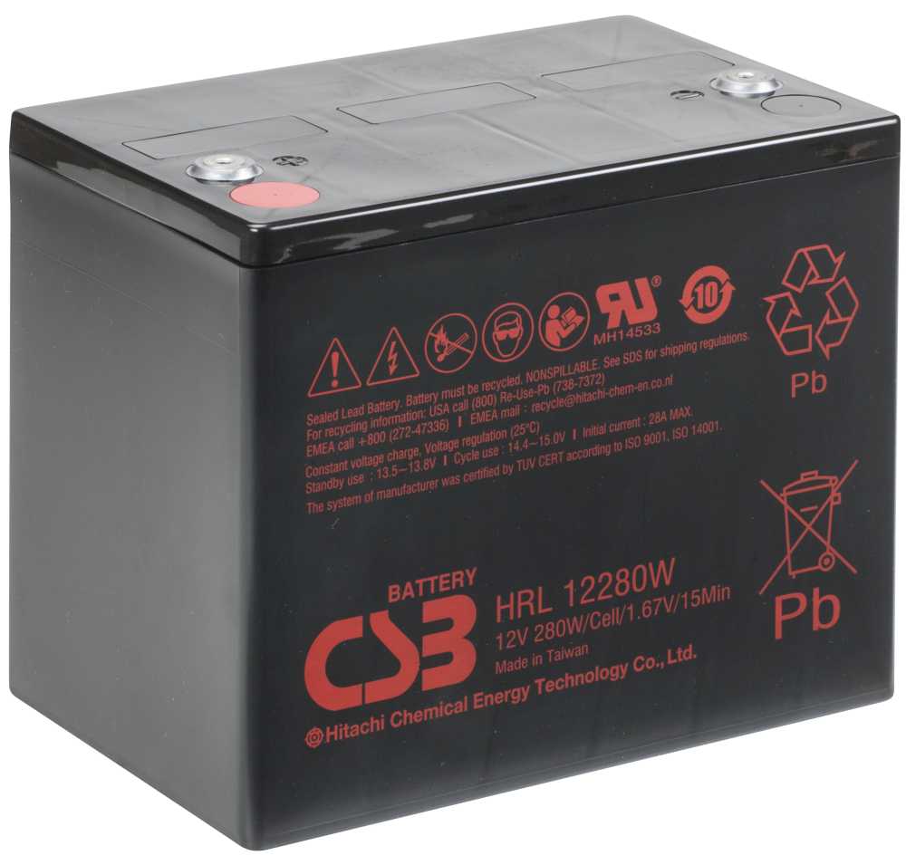 Artikelbild 3 des Artikels “CSB Battery HRL12280W 12V 70AH Blei-Akku (AGM) “